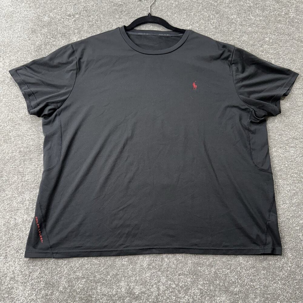Polo Ralph Lauren 67 Performance T-Shirt Mens XXL Black Moisture-Wicking Stretch